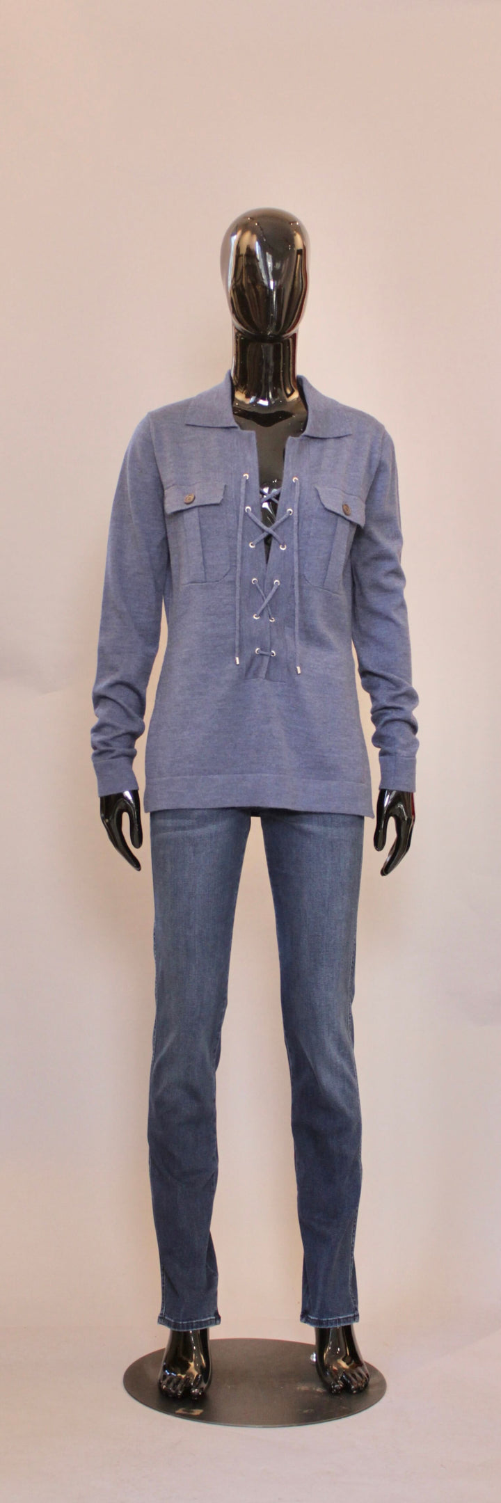 Genser - Denimblå