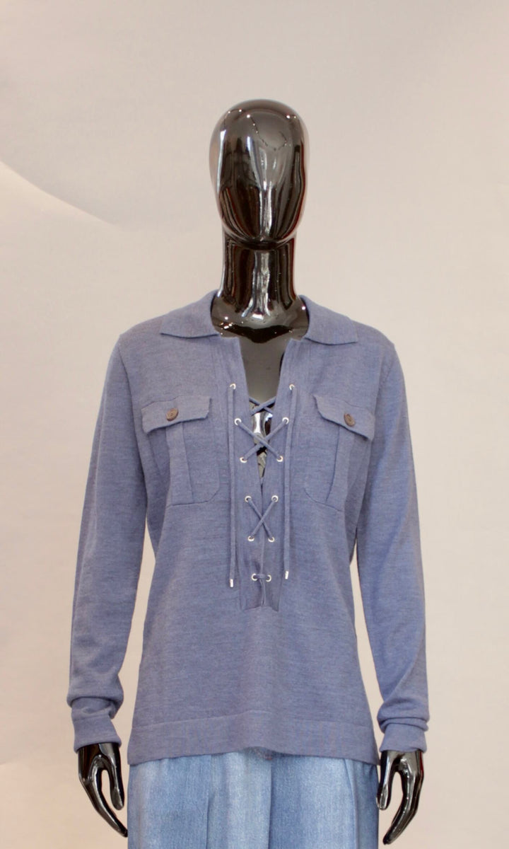 Genser - Denimblå