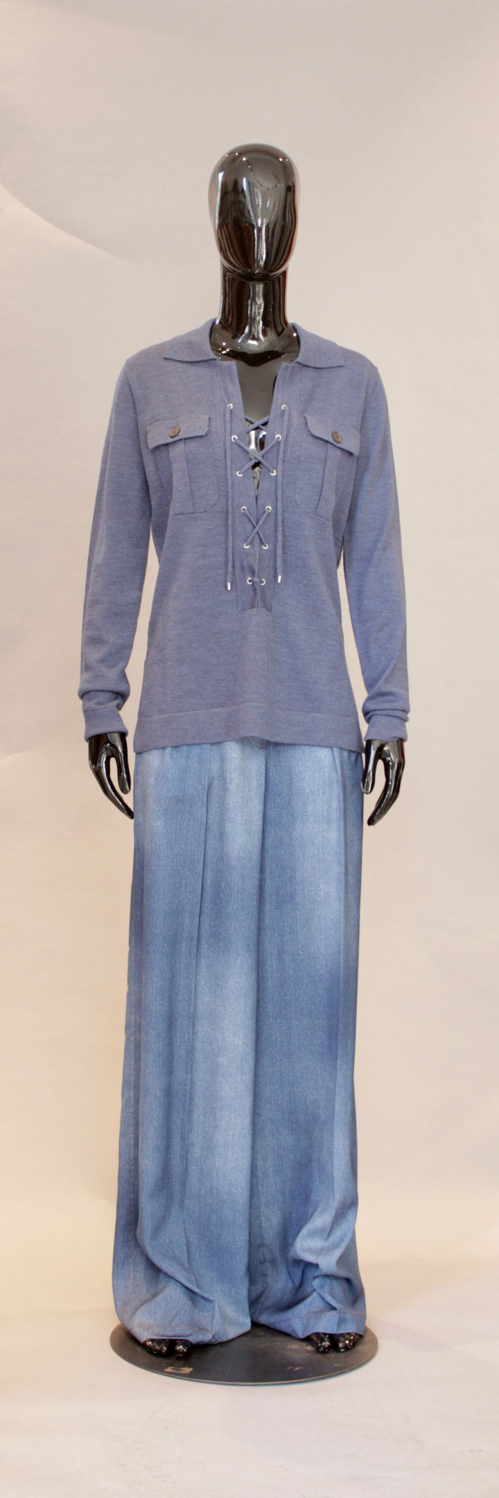 Genser - Denimblå