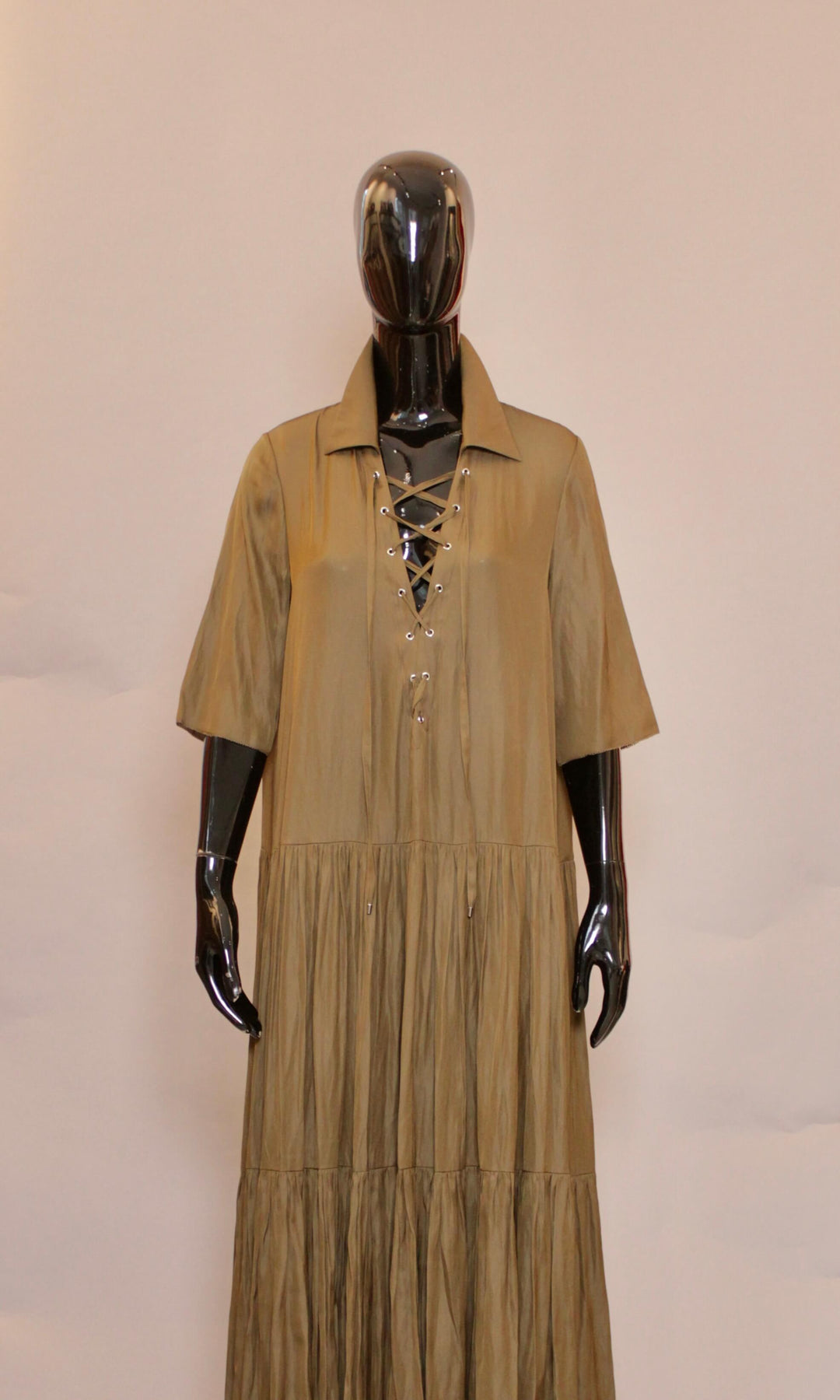 Kjole - Khaki grønn