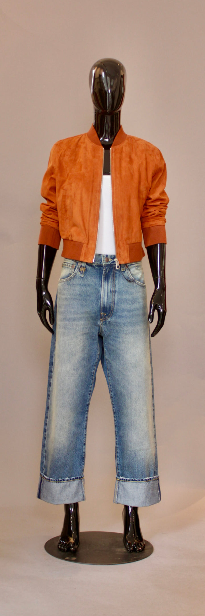 Jeans - Cuffed X-Boyfriend - Blå
