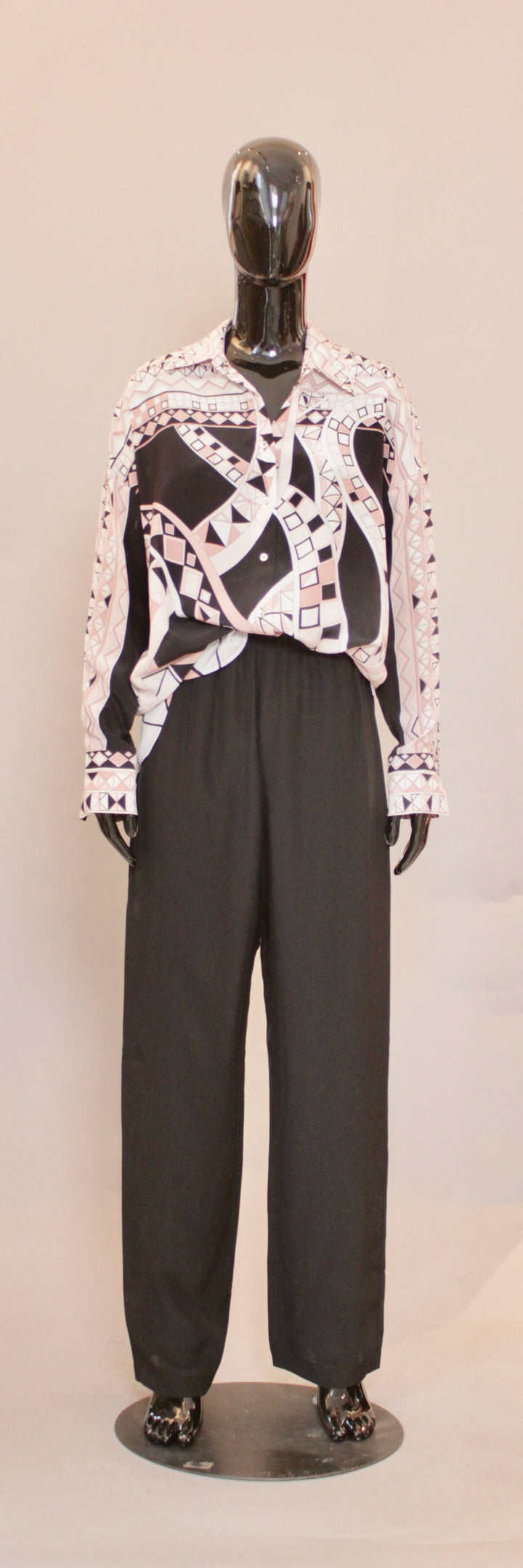 Silkebukse i sort