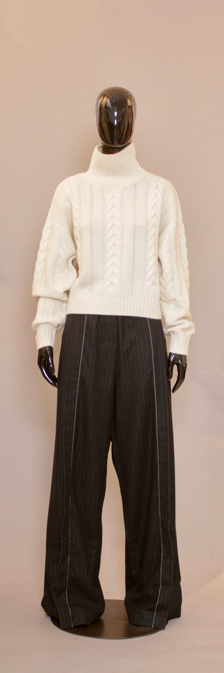 Bukse - Pin stripe Anthrasite