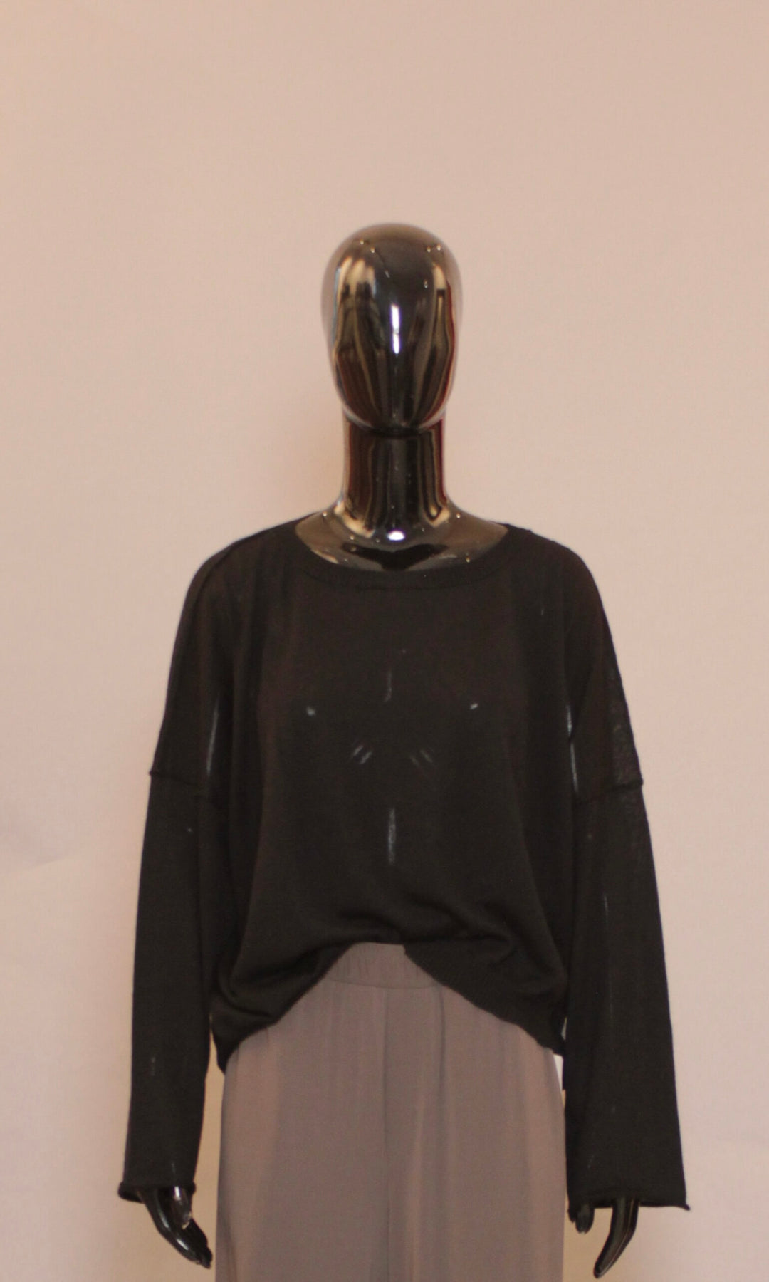 Genser - Cashmere / Silke - Sort