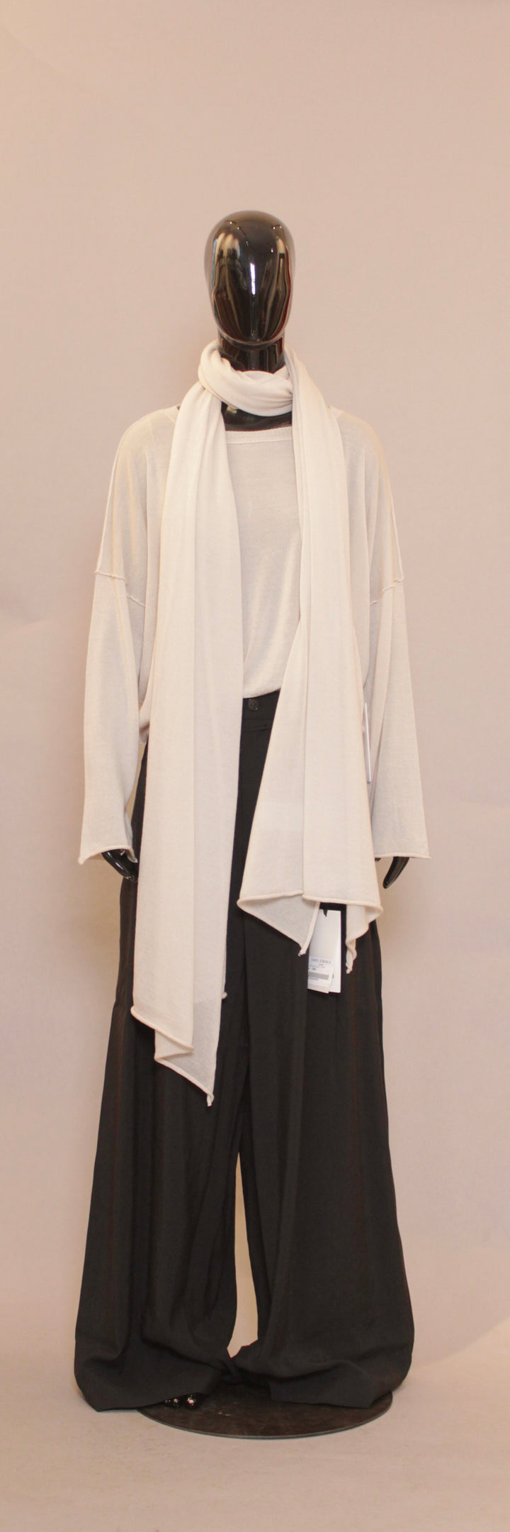 Skjerf - Cashmere / Silke - Off White