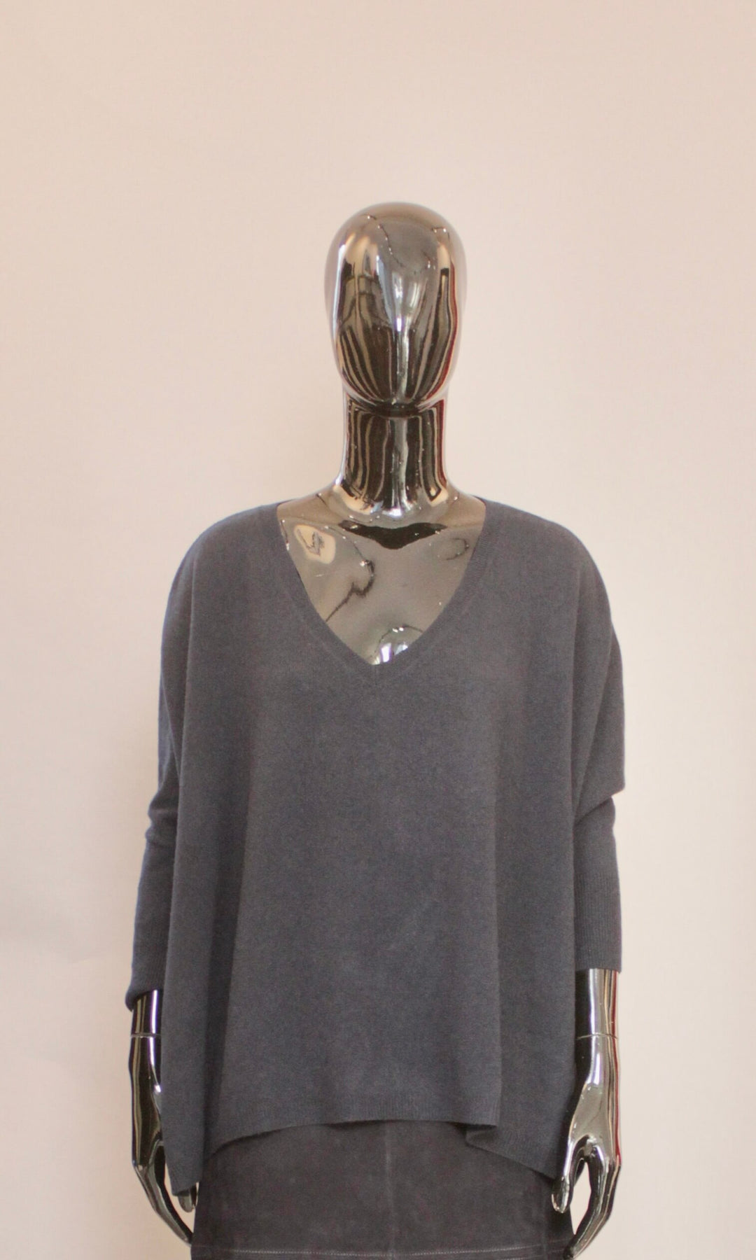 Genser - Cashmere - Mørkeblå