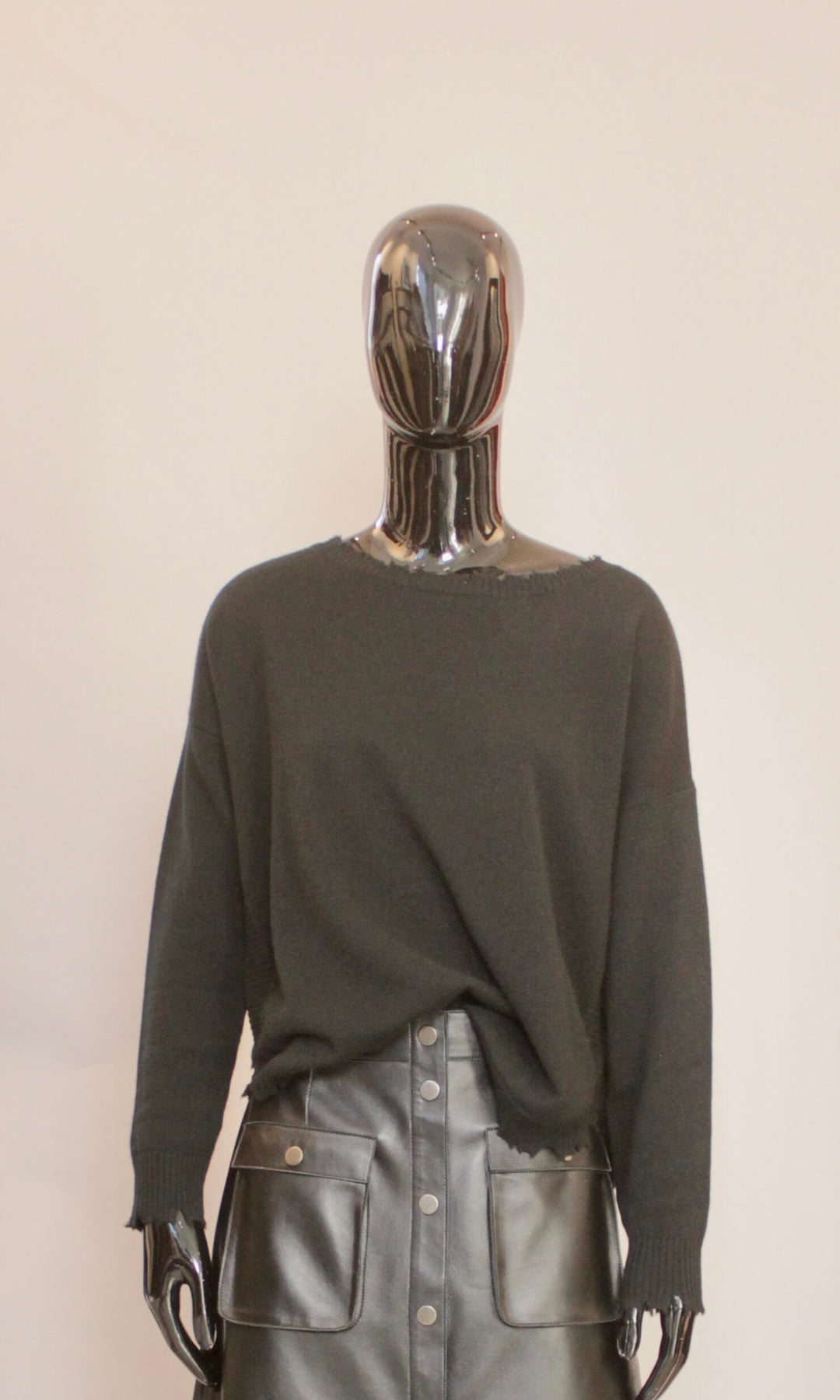 Genser - Cashmere - Sort