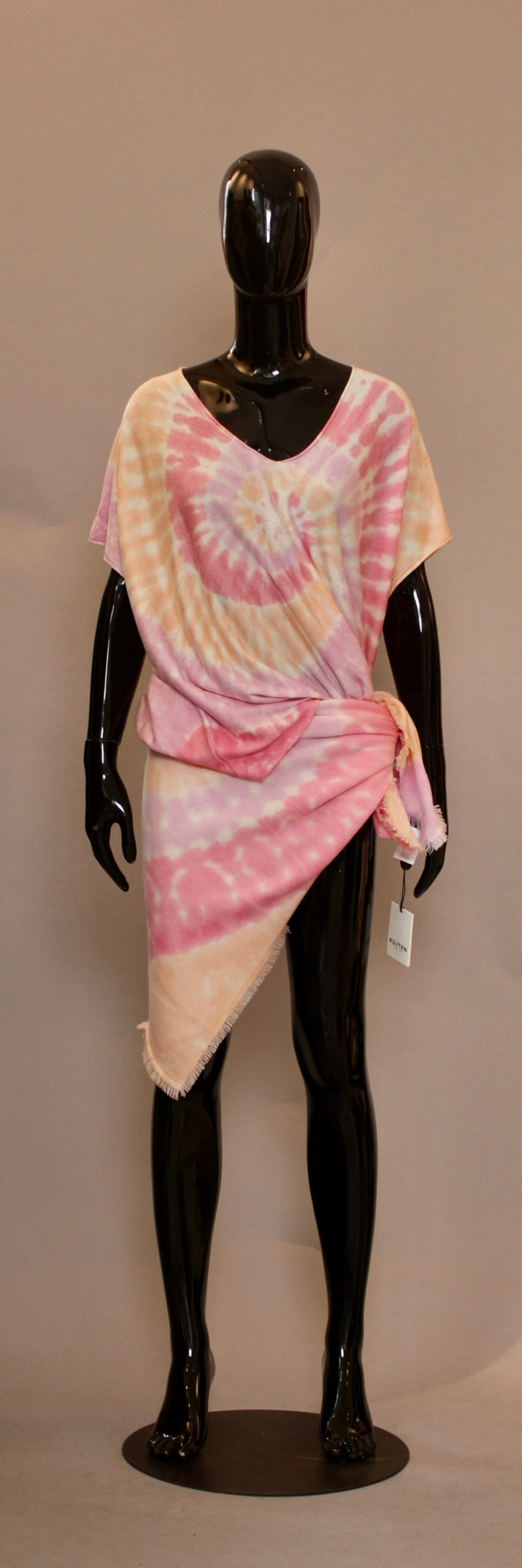 T-shirt - Cashmere - Tie dye oransje