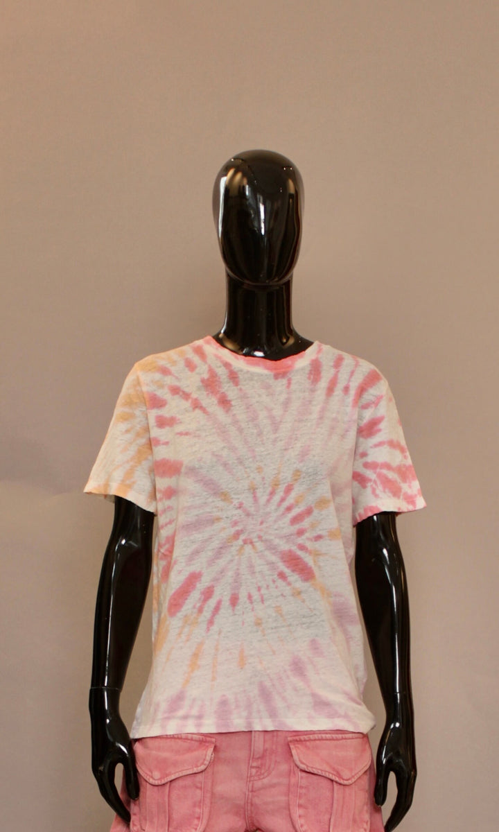 T-shirt - Tie dye orange