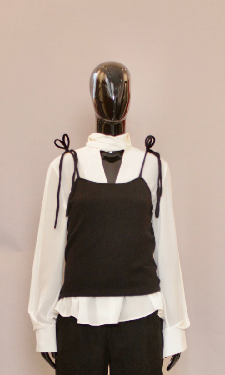 Topp - Cashmere - Sort