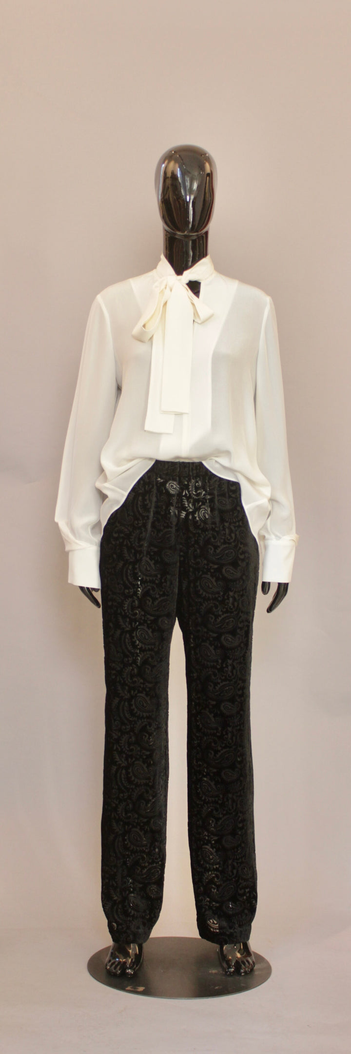 Bukse - Fløyel - Sort