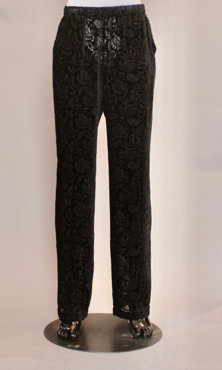 Bukse - Fløyel - Sort