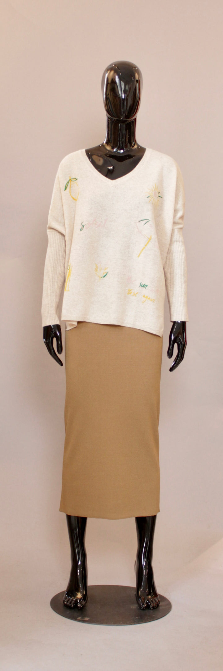 Genser - Cashmere - Beige