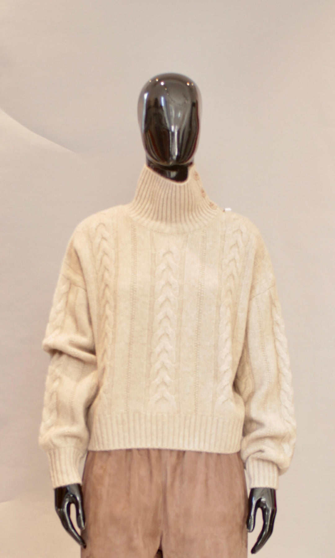 Genser - Cashmere - Beige