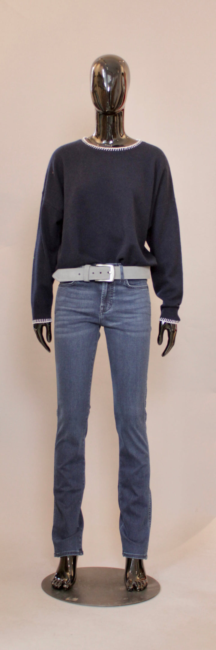 Genser - Cashmere - Mørkeblå