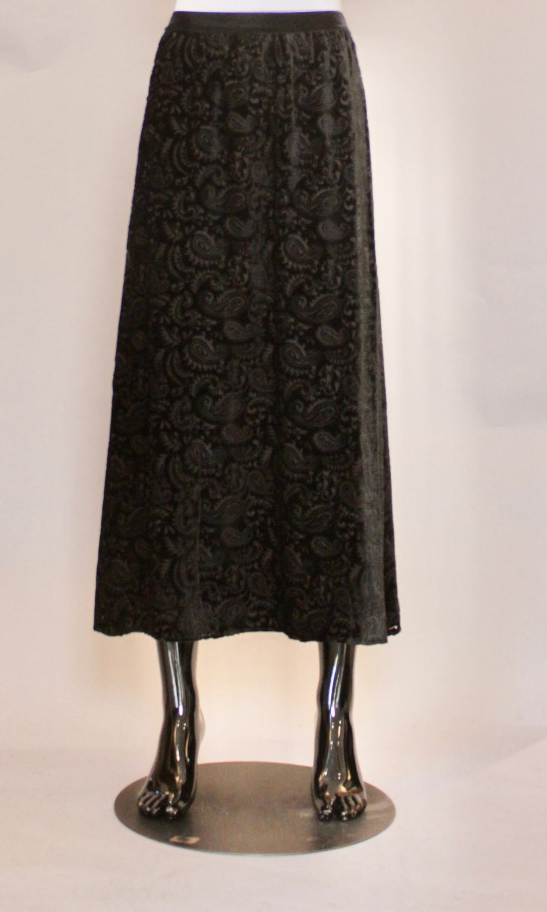 Skjørt - Fløyel - Sort