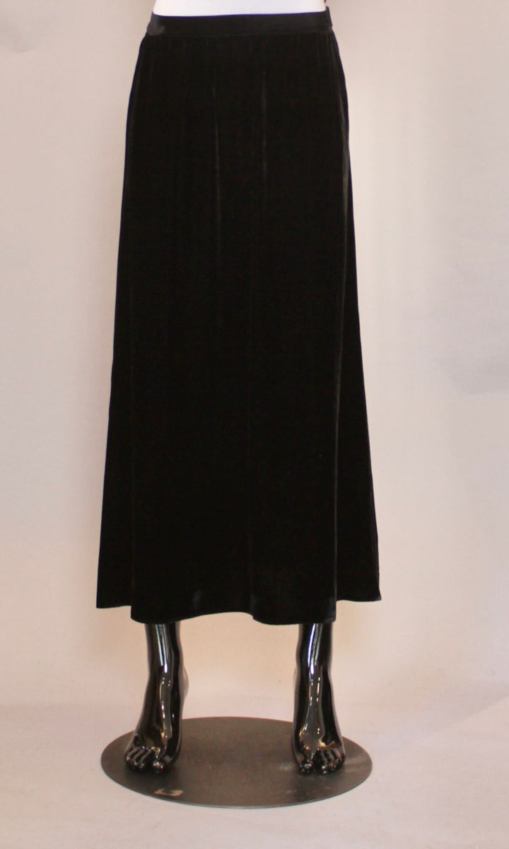 Skjørt - Fløyel - Sort