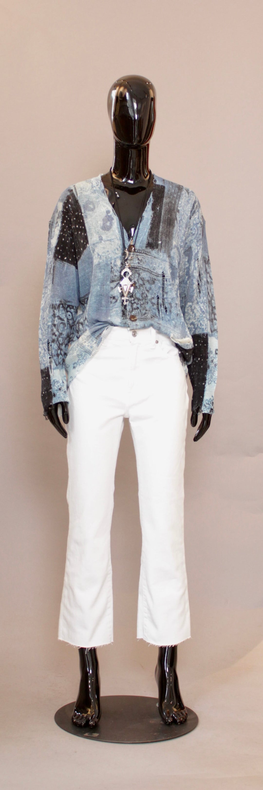 Logan Stovepipe jeans i hvit