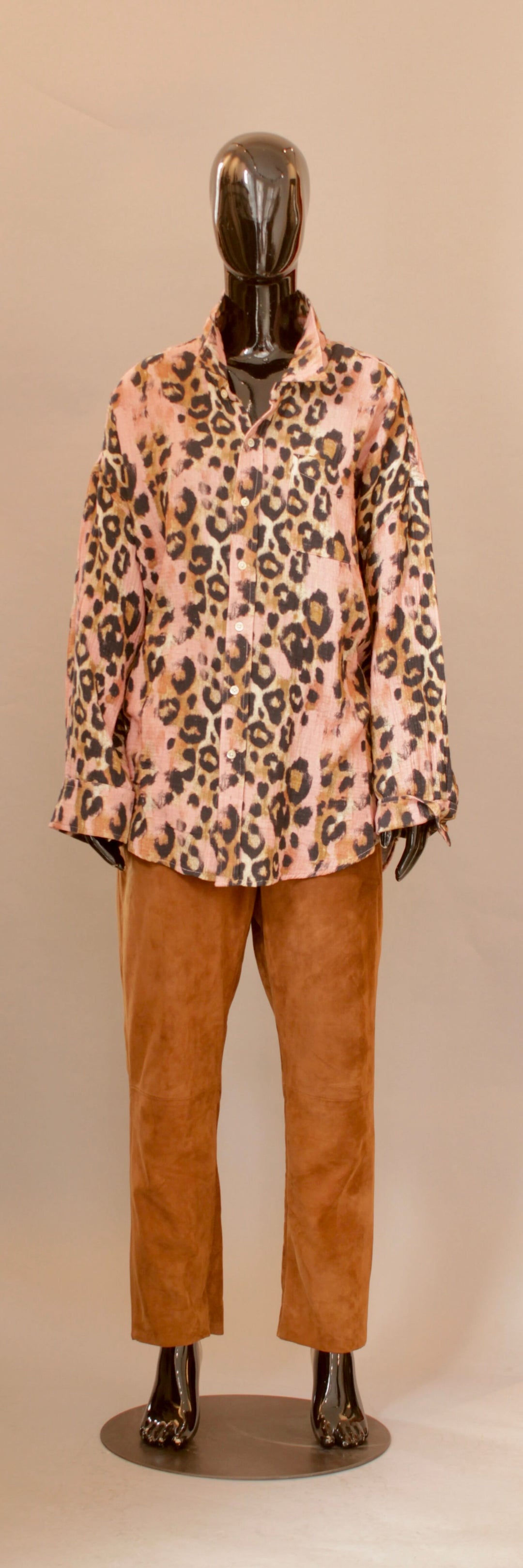 Skjorte i Flerfarget Rosa Leopard