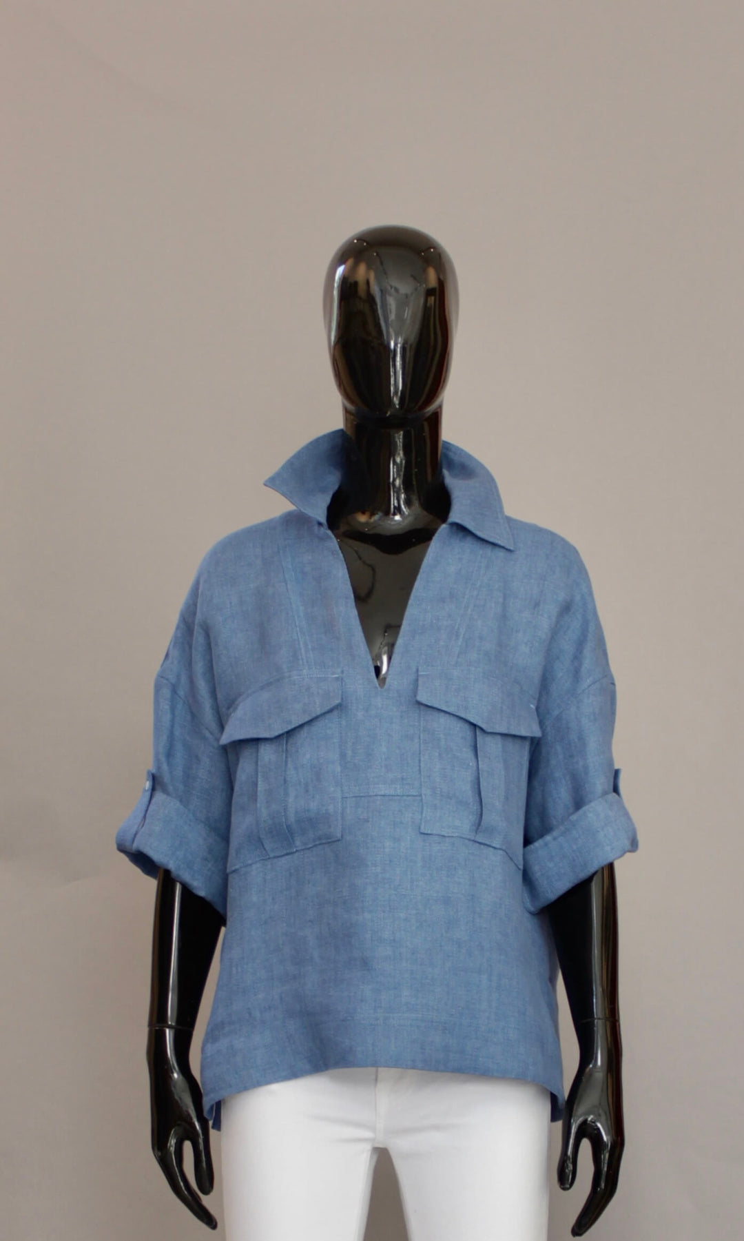 Bluse - Blå