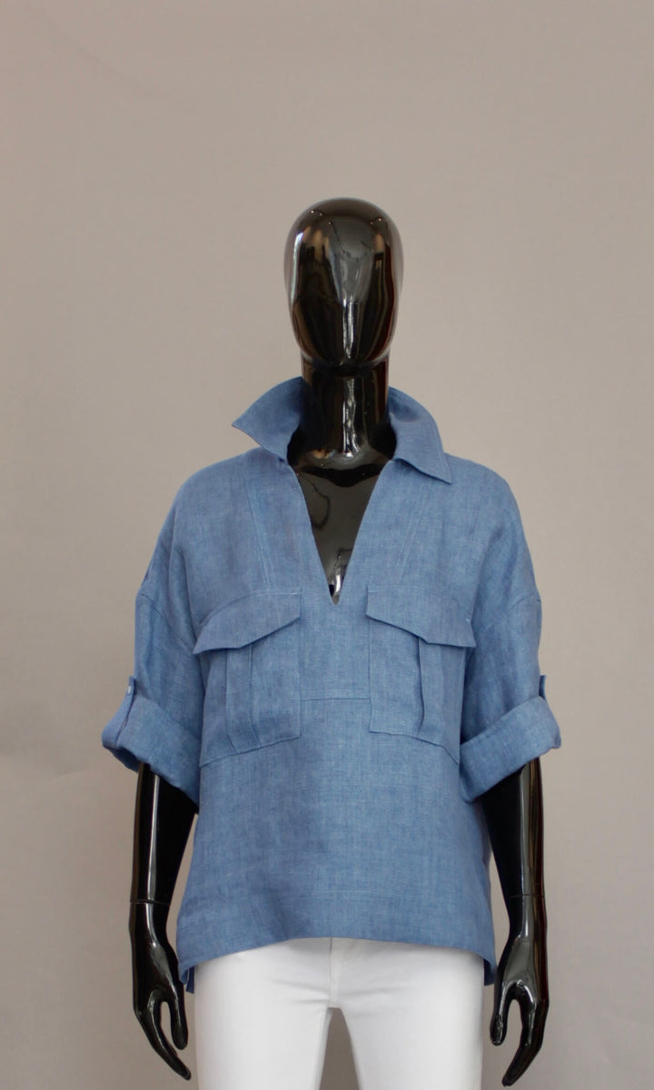 Bluse - Blå