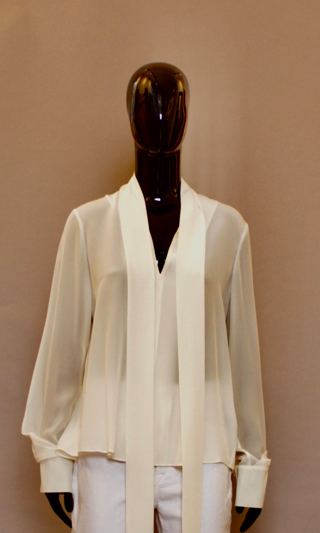 Bluse - Silke - Off white