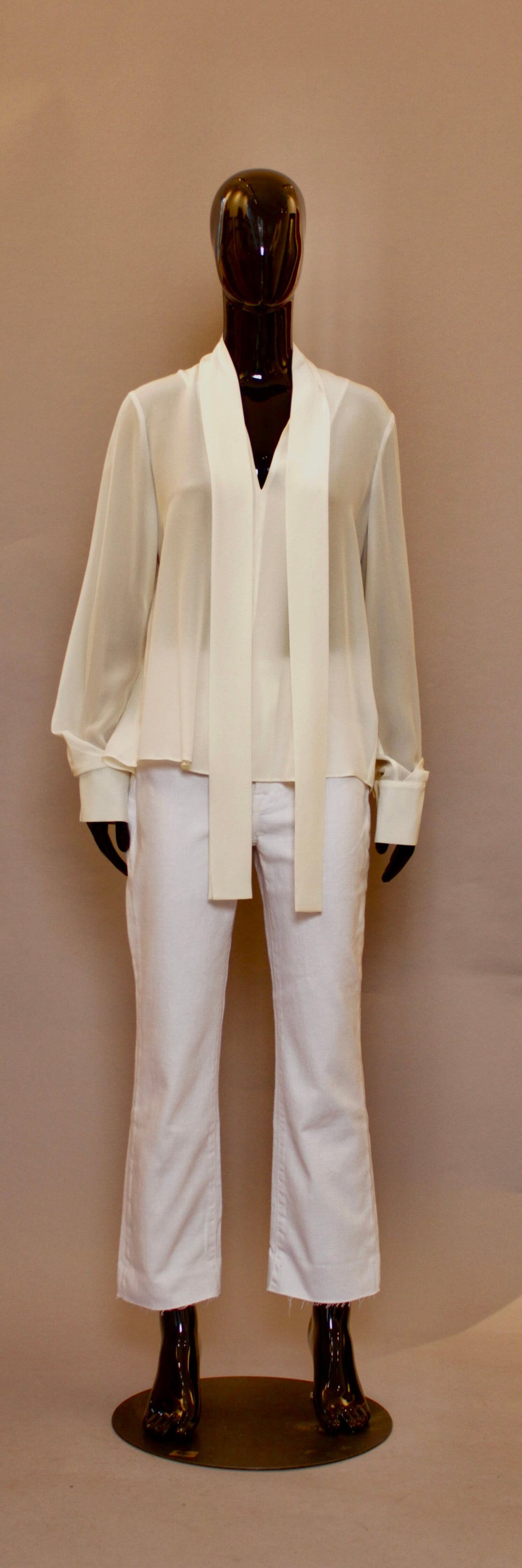 Bluse - Silke - Off white